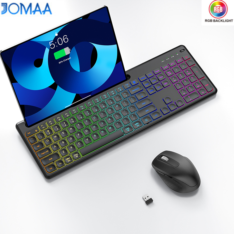 Ergonomic 2.4G Wireless Keyboa - Gaming Keyboard Mouse Wireless recension och pris