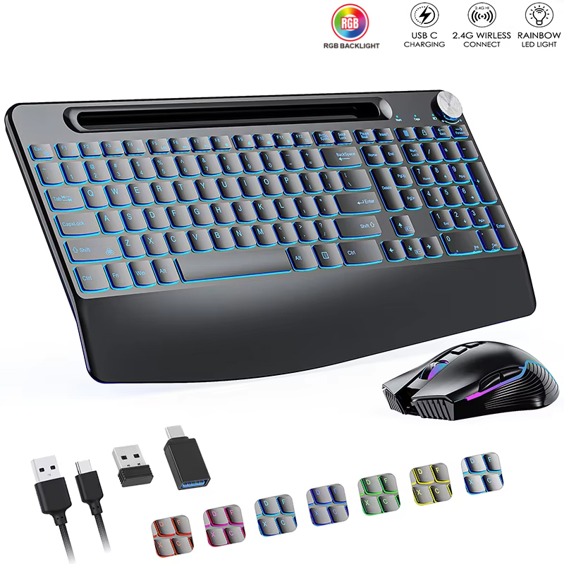 2.4G&Type-C Wireless Keyboard  - Gaming Keyboard And Mouse Set recension och pris