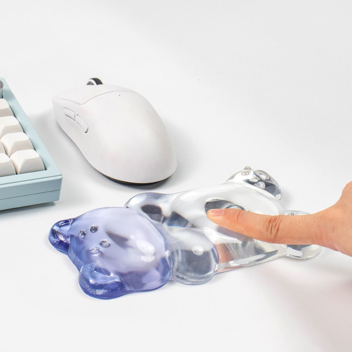 Cute Bear Shape Wrist Rest Tra - Gaming Keyboard Number Pad recension och pris