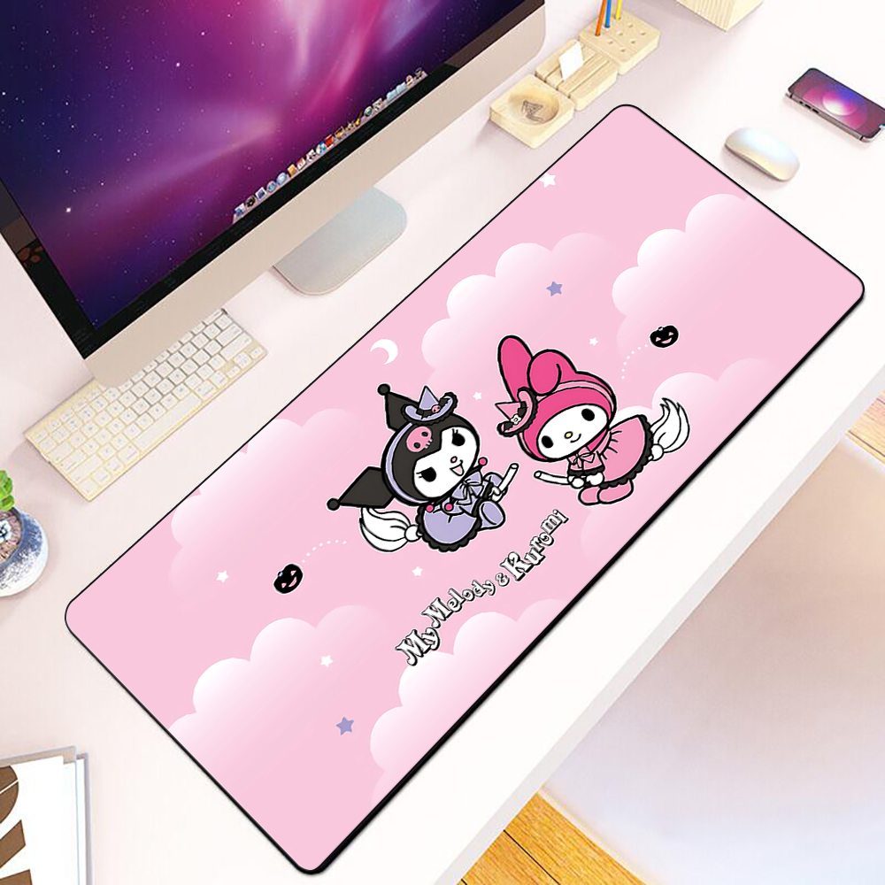 Cute Pink My Melody Kuromi Mou - Gaming Keyboard Typewriter recension och pris