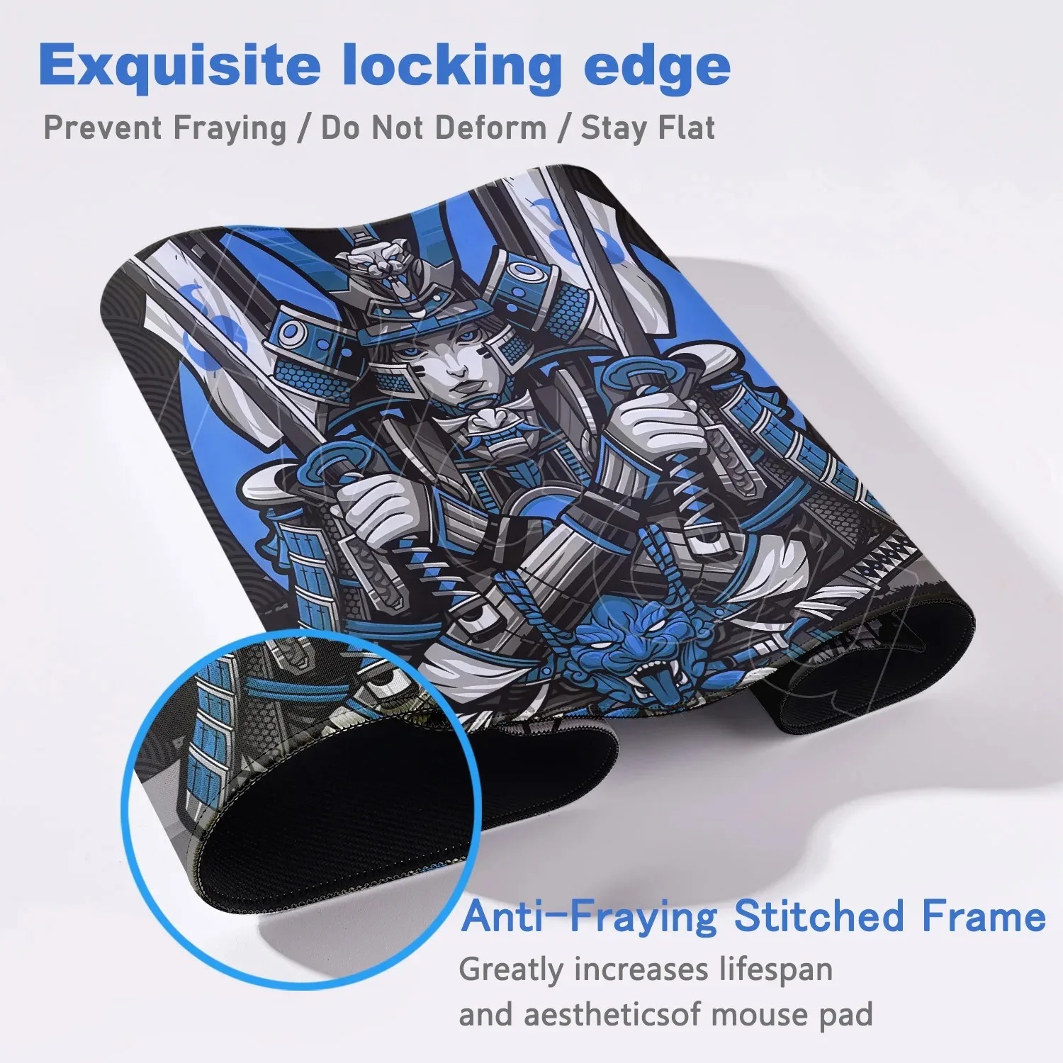 New Large Rubber Antislip Gami - Gaming Keyboard Blue recension och pris