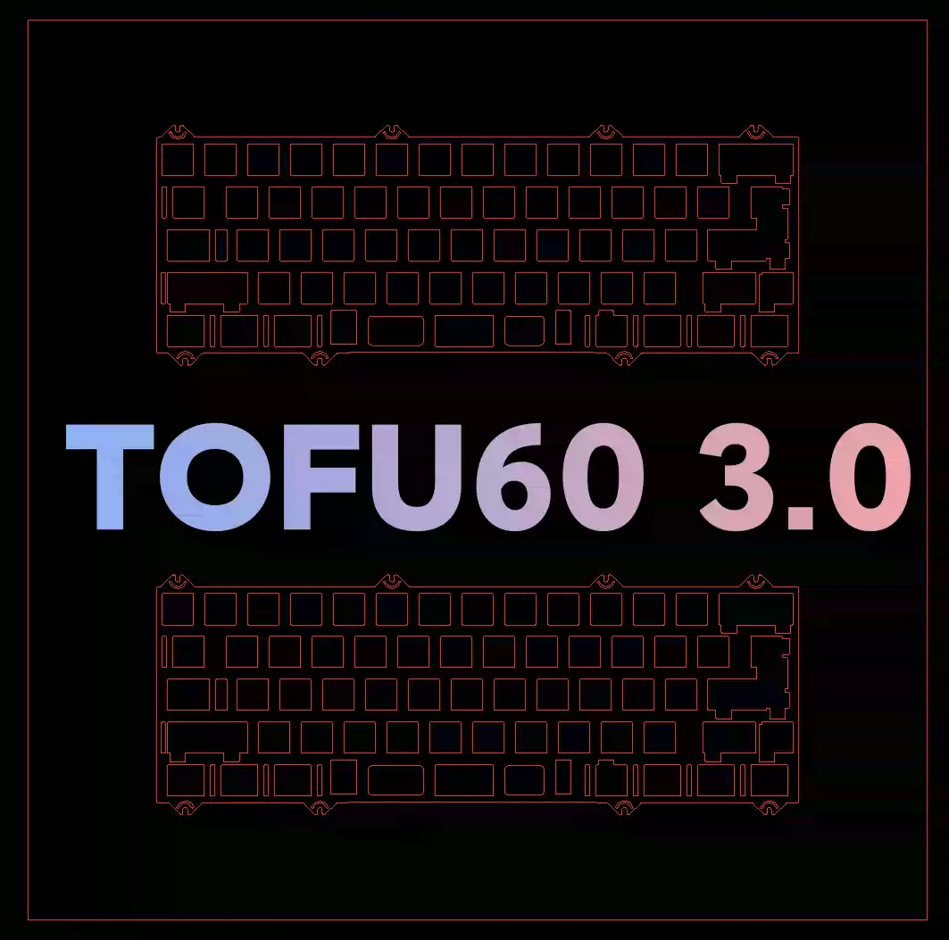 KBDFANS TOFU60 3.0 Version Key - Stabilizer Screw In recension och pris