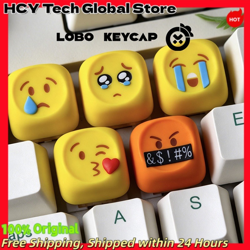 HCY NEW Emoji Series Custom Ke - Gaming Keyboard Emoji recension och pris